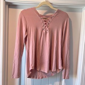 Blush pink Long sleeve Too.